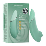 Next 3D Climax Control sage Pleasure Air clitoral stimulator with three depth settings by Womanizer