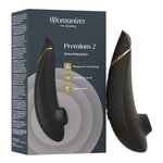 Premium 2 black Pleasure Air clitoral stimulator with Autopilot by Womanizer