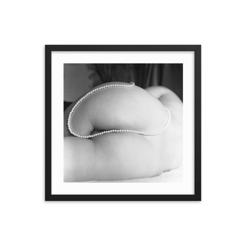 Pearls luster photo paper art print by nympho life