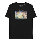 Venus black organic cotton unisex t-shirt by nympho life