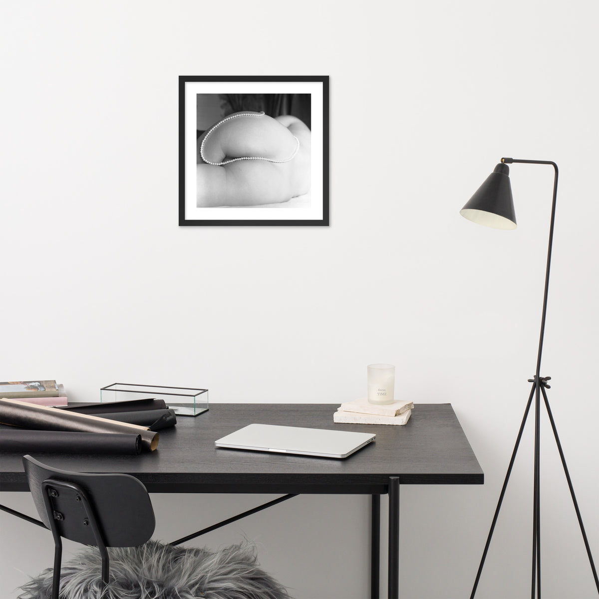 Alternate view of the Pearls luster photo paper print