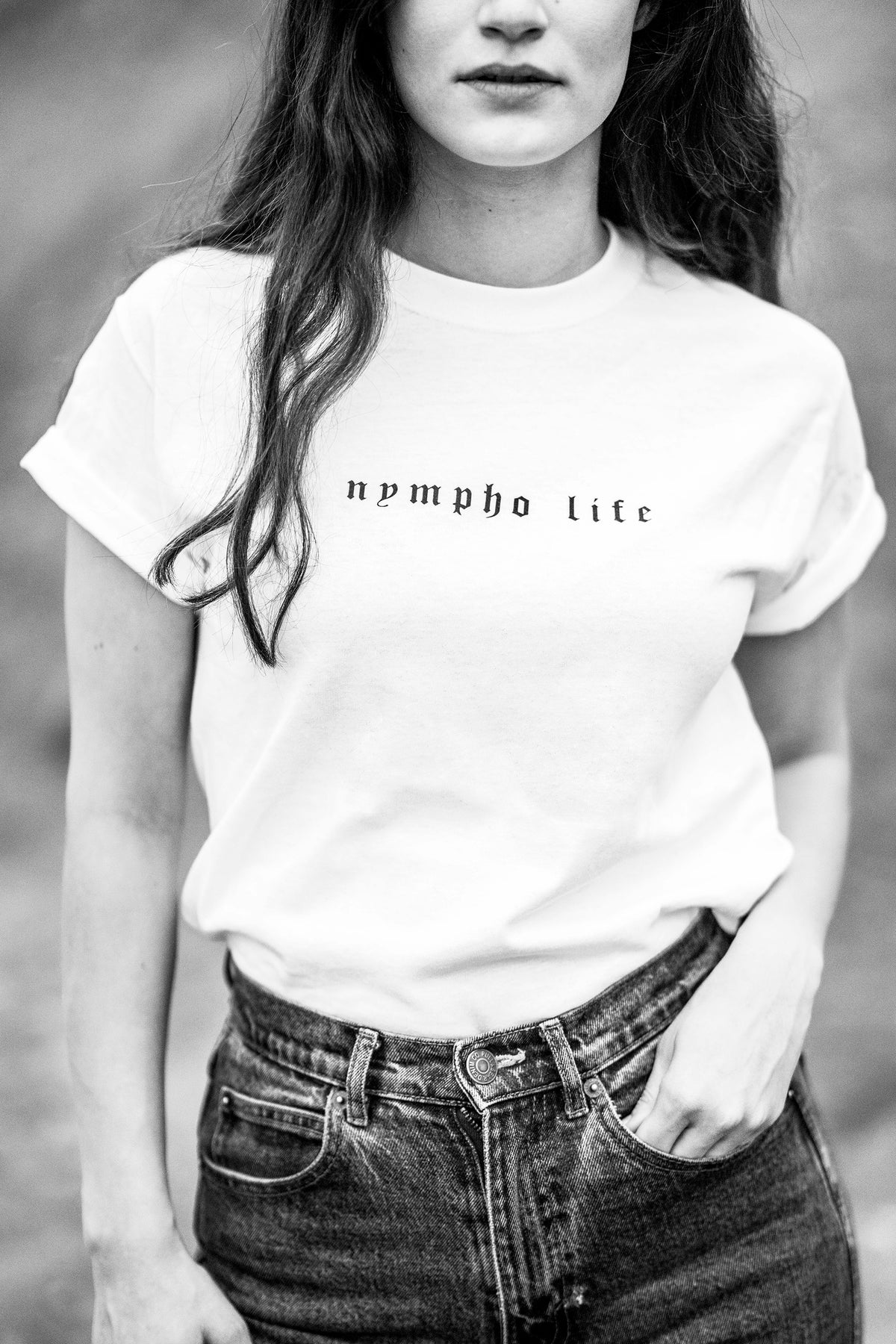 Unisex logo organic cotton tee with 100% organic ring-spun cotton
