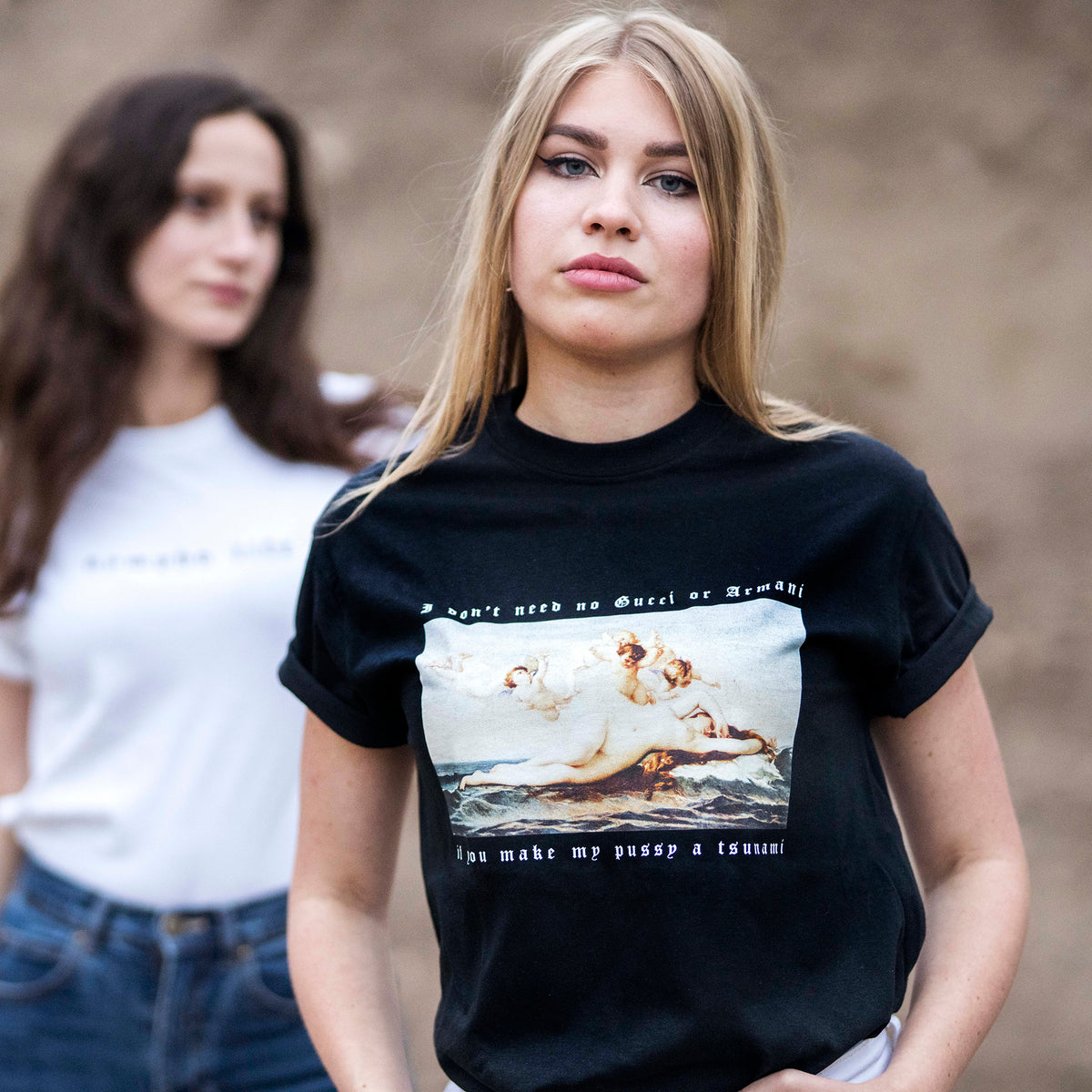 Unisex Tsunami organic cotton tee with 100% organic ring-spun cotton